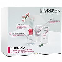 Биодерма Сенсибио Набор Любовь к себе (AR Крем + AR BB Крем + H2O) Bioderma Sensibio Set